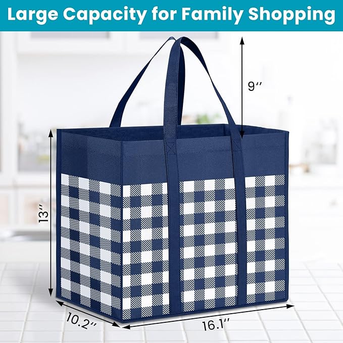 Reusable Grocery Bags 4-Pack